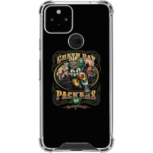 Liquid Blue NFL Green Bay Packers Running Back Google Pixel 5 Clear Case